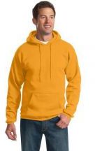 Port & Company  Adult Unisex Tall Essential 9-ounce, 50/50 Cotton Poly Fleece Pullover Hooded Sweatshirt